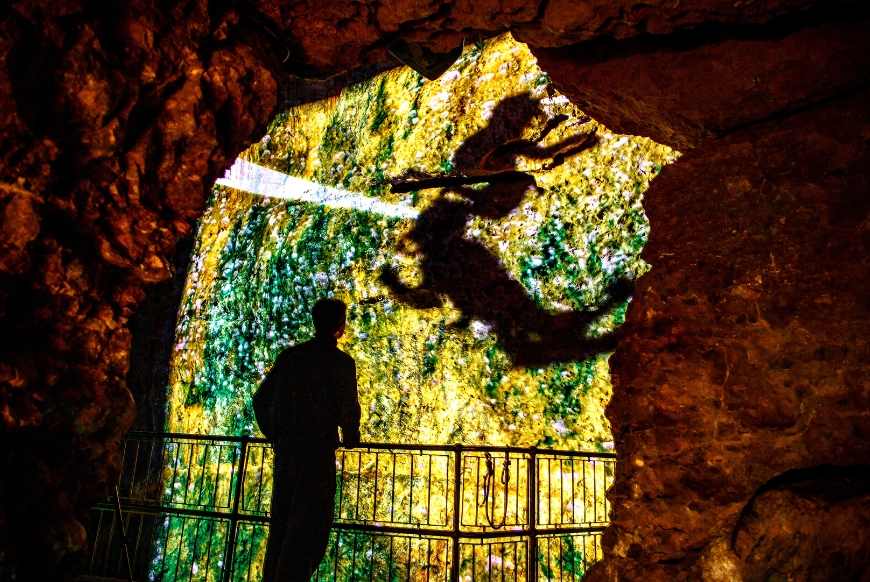 Projection at Wookey Hole
